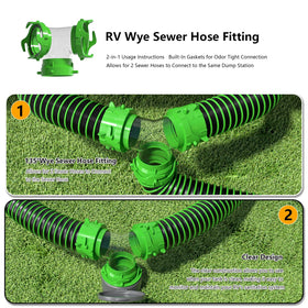 AVERONR rotating coupling angled to show 360-degree alignment convenience