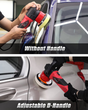 AVID POWER polisher in use on car hood delivering swirl reduction and shine restoration