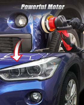 AVID POWER polisher side with adjustable D-handle for improved leverage and control