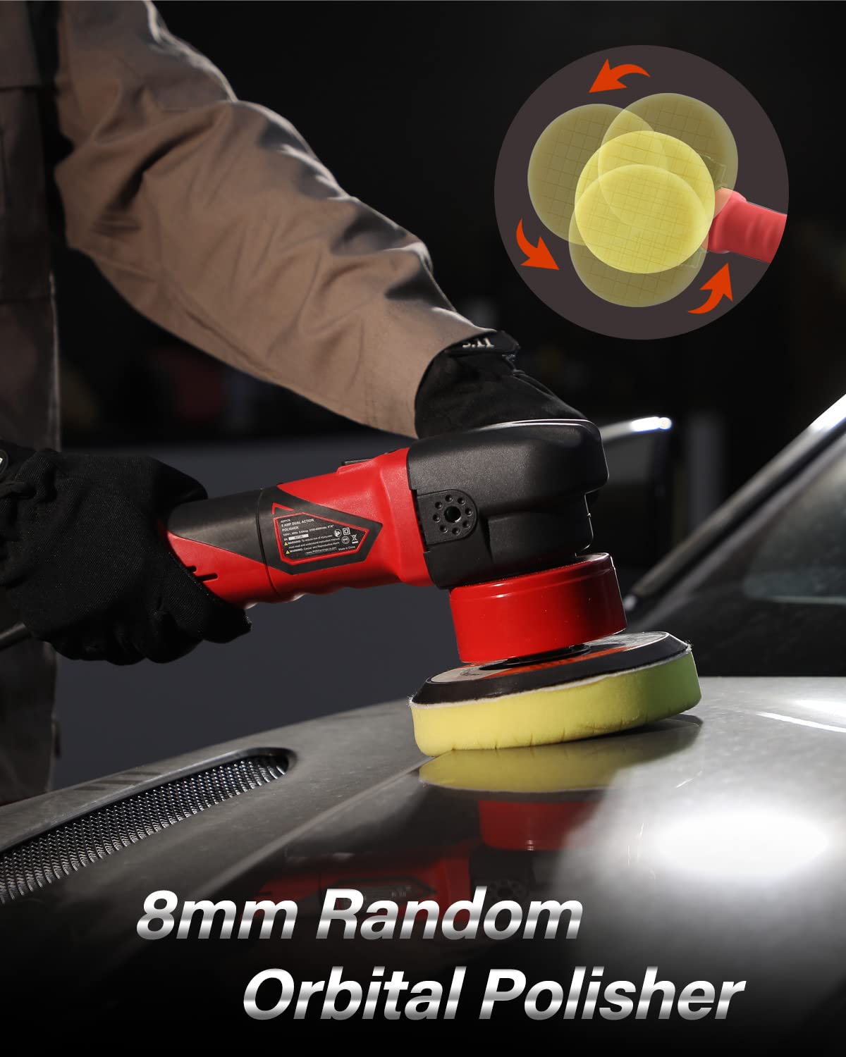 AVID POWER rubberized grip texture for secure handling and reduced user fatigue