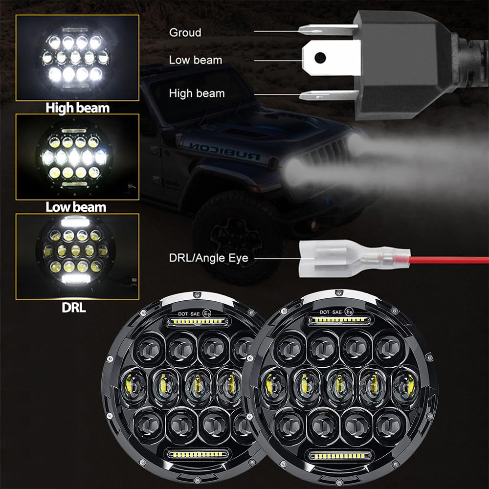 AVOUZ side profile of headlight housing and heatsink, demonstrates durable cooling