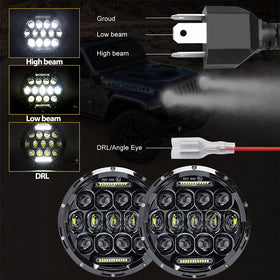 AVOUZ side profile of headlight housing and heatsink, demonstrates durable cooling