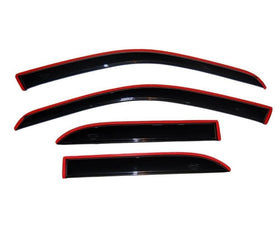 Auto Ventshade front view on Ram 1500 Crew Cab showing sleek fit and improved airflow