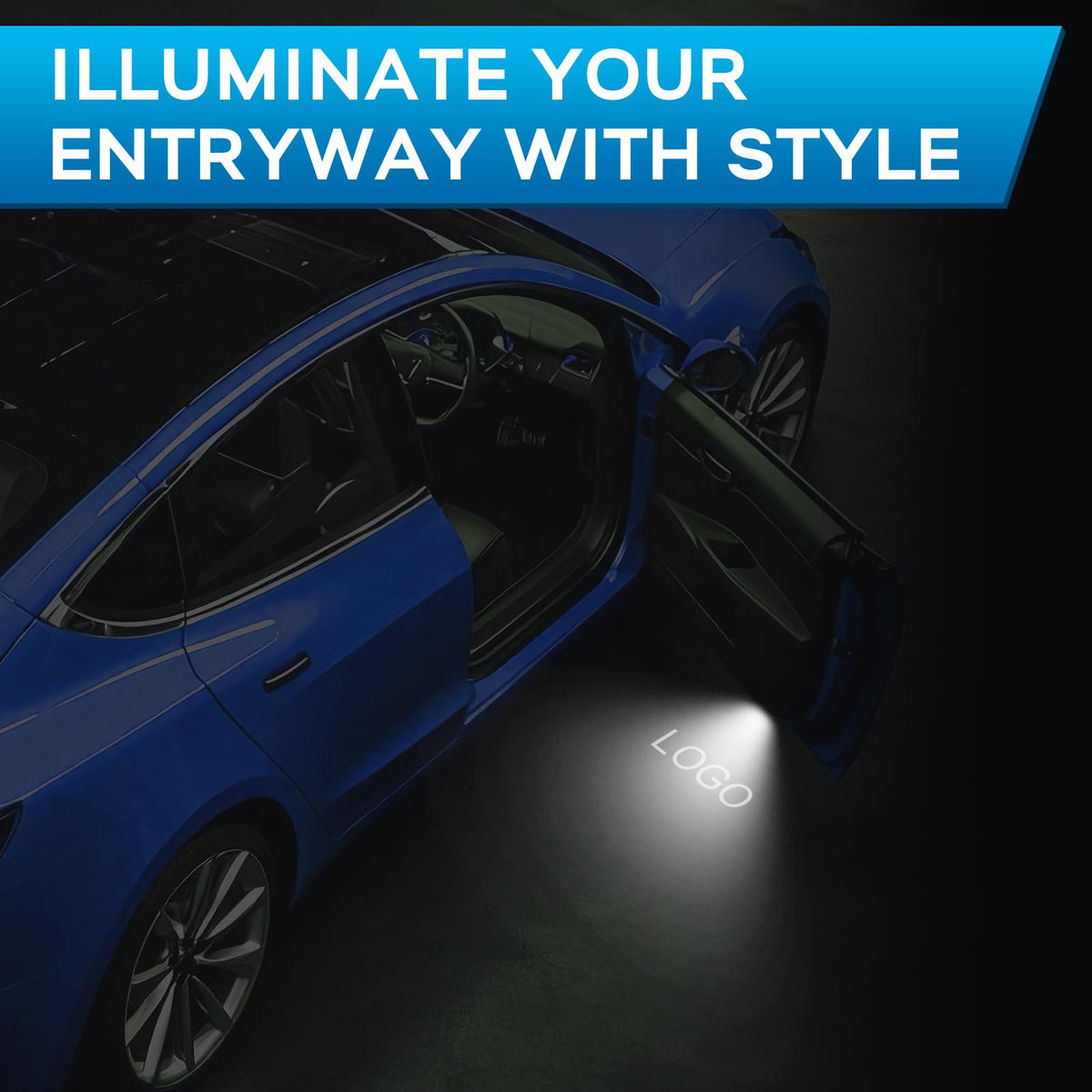 Avsty lifestyle night entrance depicts illuminated door area and premium appearance