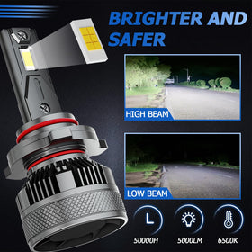AWALITED close-up LED emitter detail with durable build and brighter output benefit