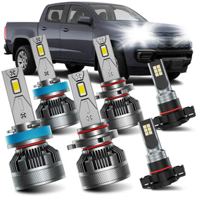 AWALITED front packaging showing complete 6-piece bulb kit and quick install benefit