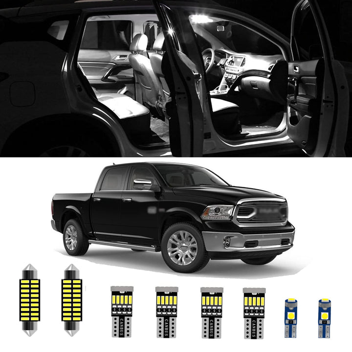 AWALITED front packaging for Ram LED kit shows complete 12pc set and benefits