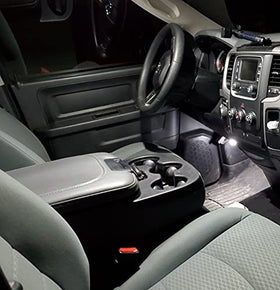 AWALITED license plate light installed on truck improving rear visibility