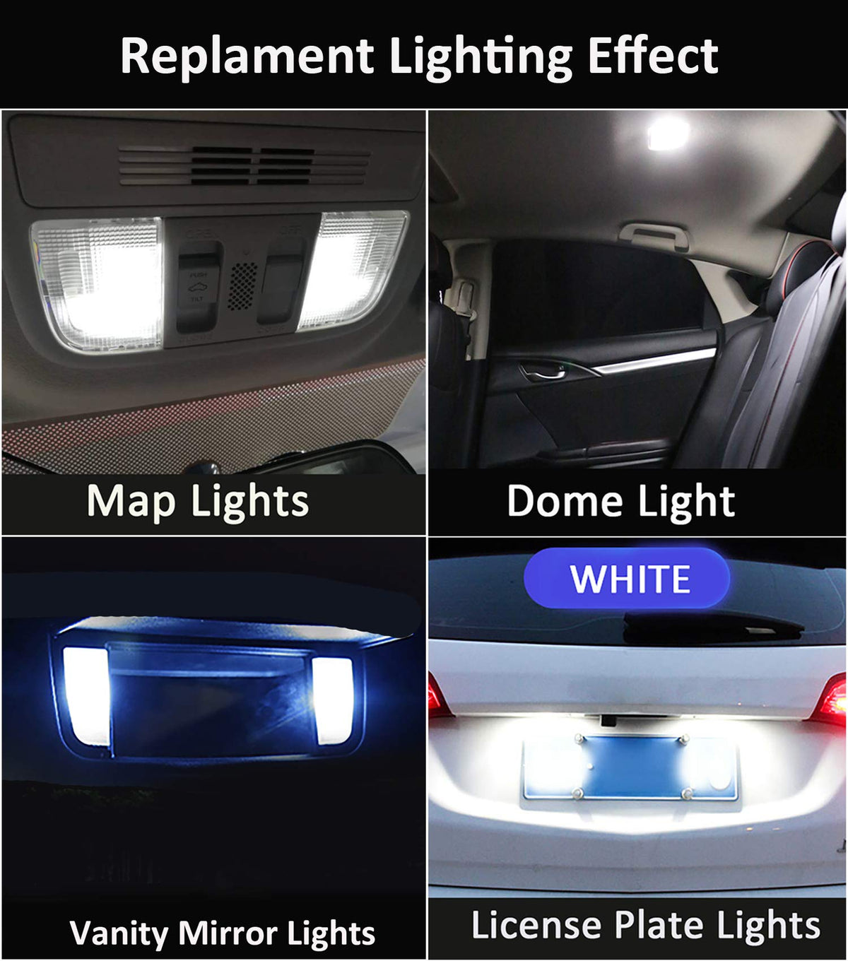 AWALITED illuminated map and dome lights improving cabin visibility and reading comfort benefit