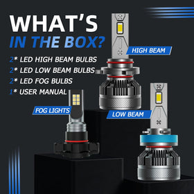AWALITED bulbs in hand for size comparison showing compact design and easy swap benefit