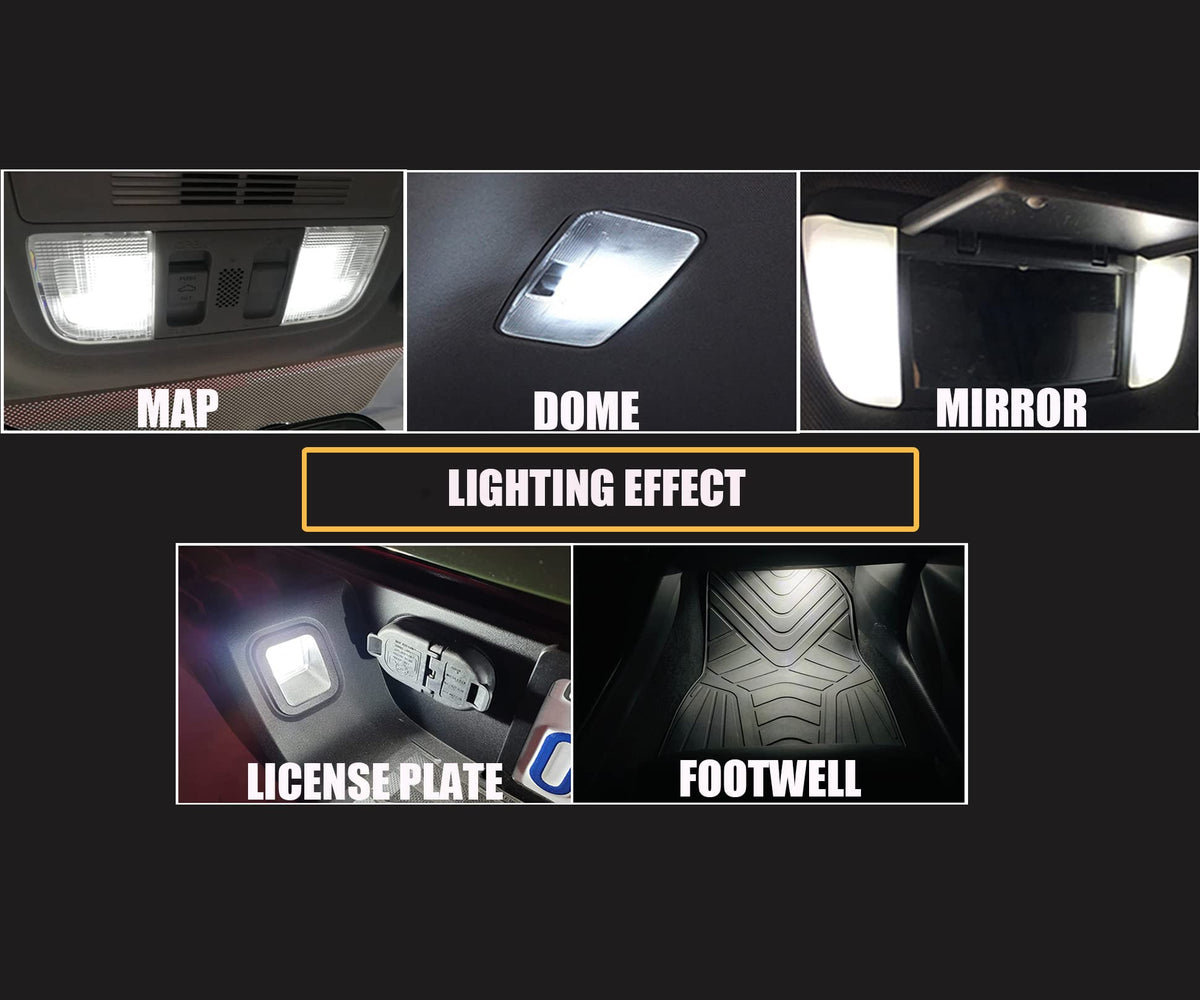 AWALITED vanity mirror illumination showing even pure white light for reading