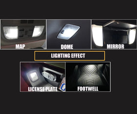 AWALITED vanity mirror illumination showing even pure white light for reading