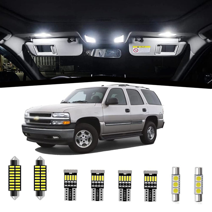 AWALITED product box showing full 21-piece kit and contents for Tahoe/Suburban upgrade