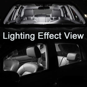 AWALITED LED bulbs installed in dome and map lights improving cabin visibility