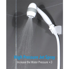 awelife handshower close-up of jet nozzles for stronger spray benefit