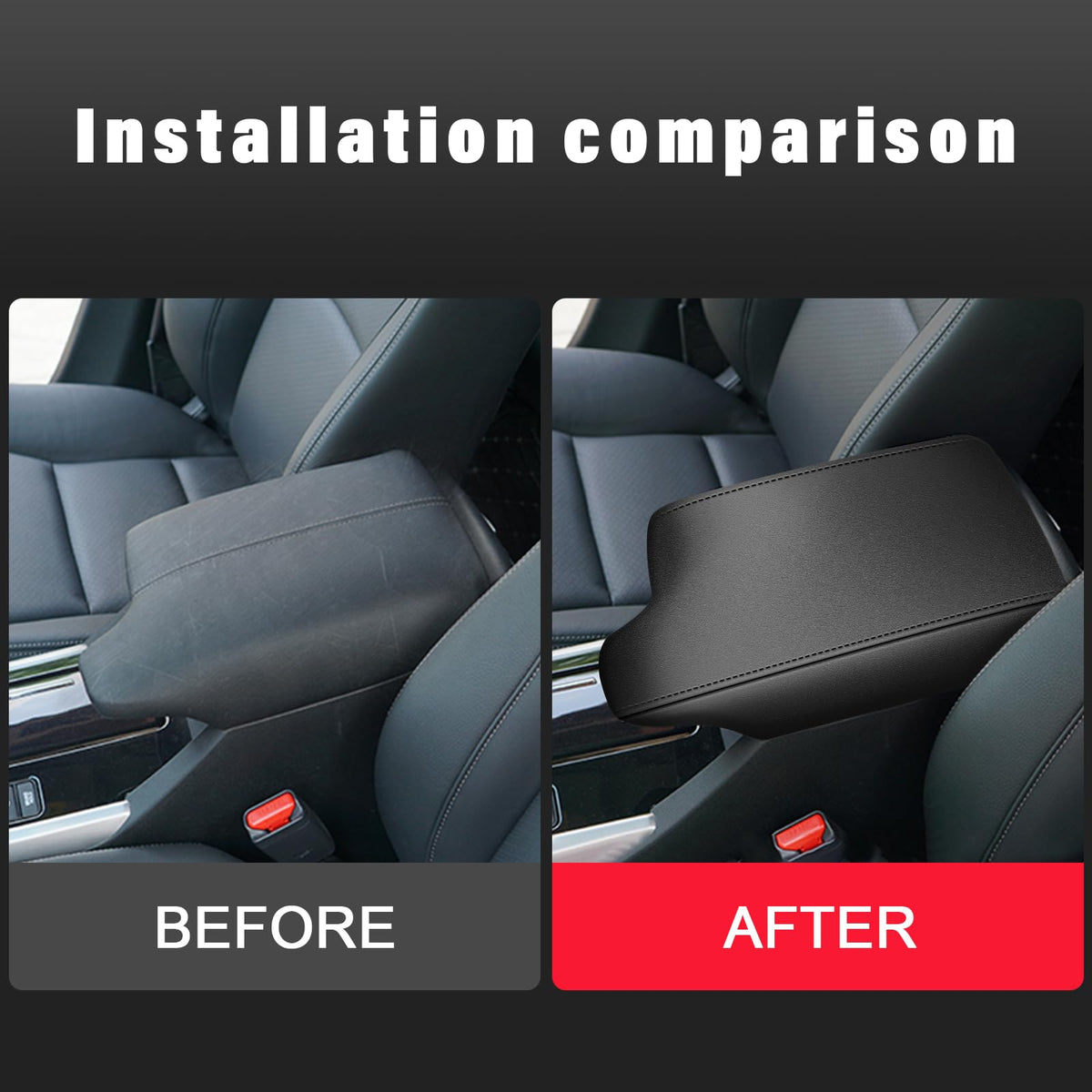 awnexuct textured top surface showing easy-clean leather-like material