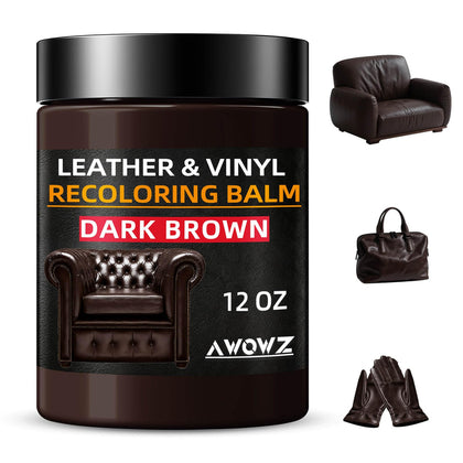 AWOWZ front packaging showing product benefits and dark brown color
