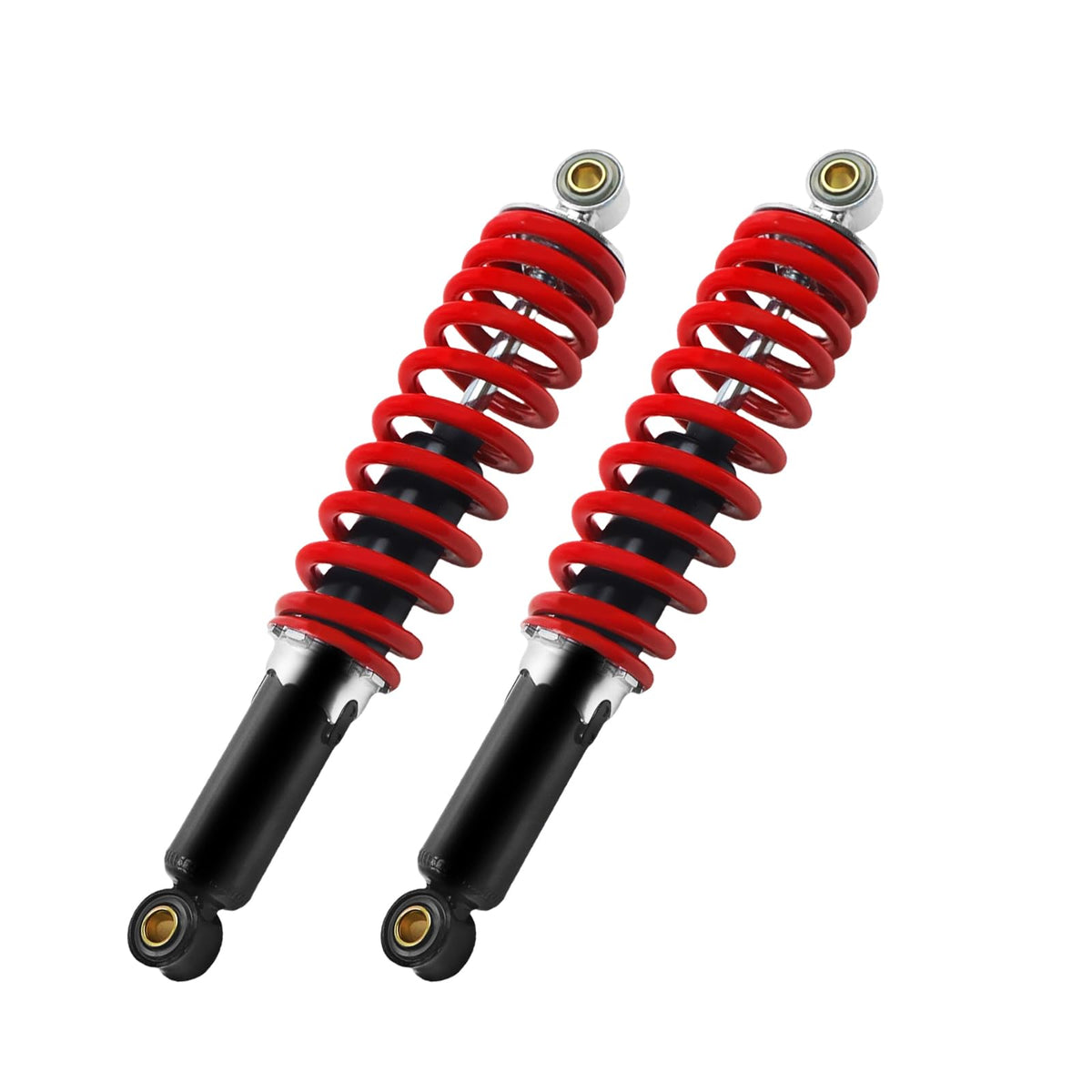 awtetpje front view shocks showing full 12 inch length and mount benefits