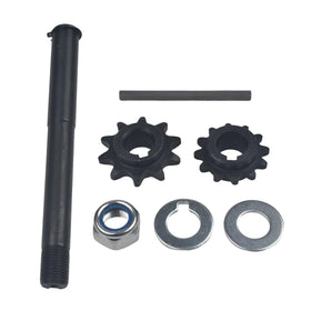 awtetpje jackshaft closeup highlighting machined step and durable finish benefit