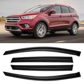 AWVRG front passenger visor mounted, keeps Ford Escape windows drier