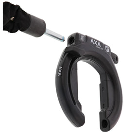 AXA Block XXL open showing locking pin and quick immobilisation benefit