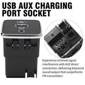 AXGSRV with phone cable connected providing simultaneous charge and audio