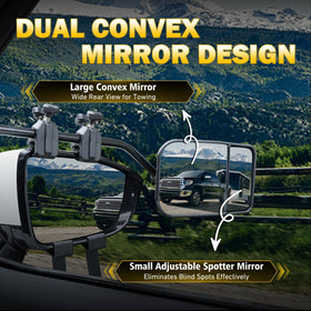 AXIMIRON small adjustable spot mirror detail for precise blind-spot checks