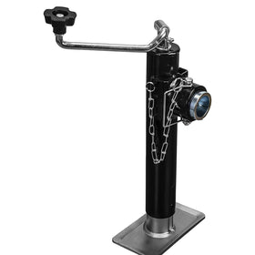 Axiovate front view of side-mounted jack showing compact operation and easy reach