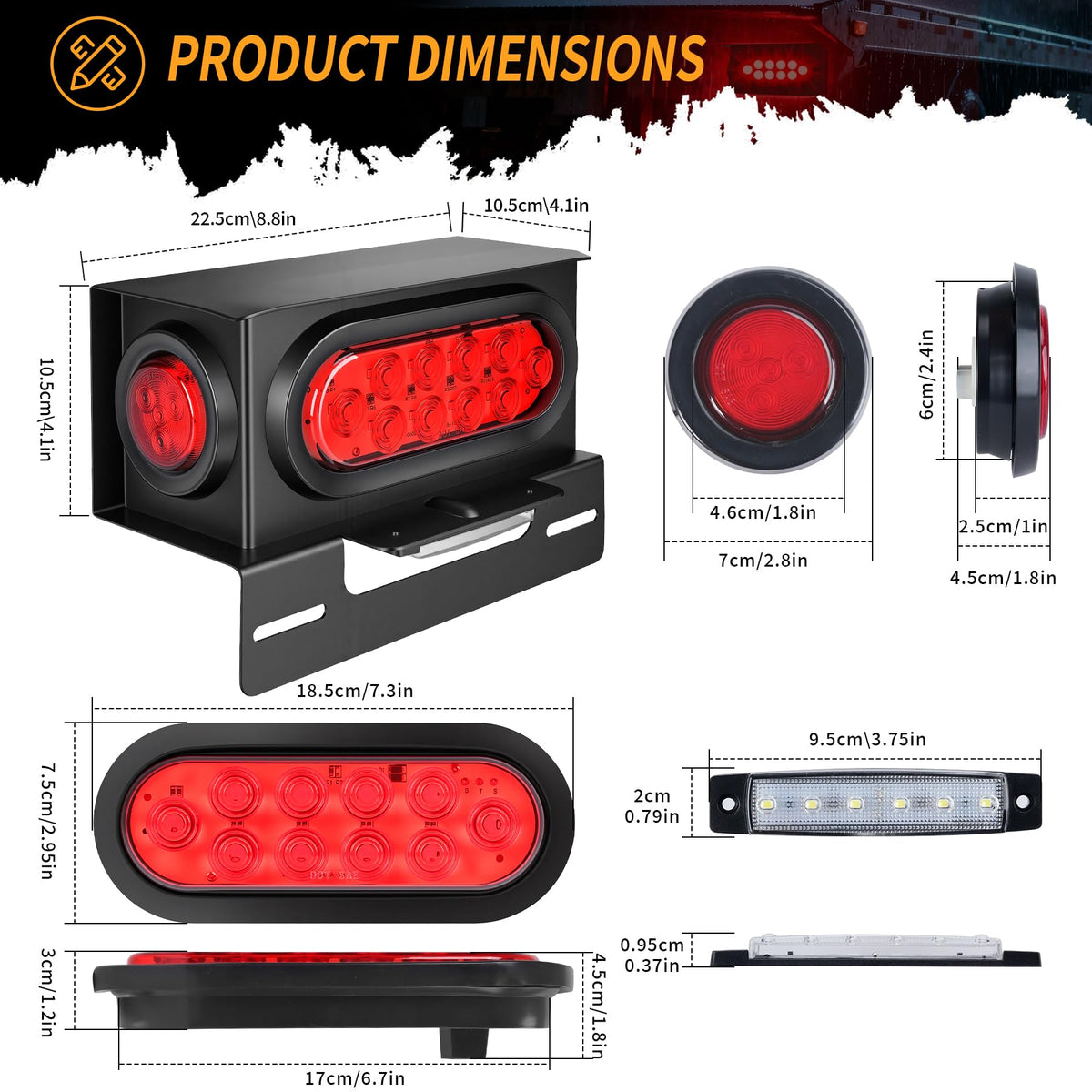 Axiraminora white license plate light illuminating plate for improved nighttime identification
