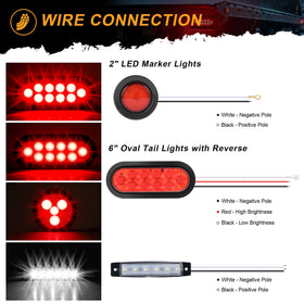Axiraminora red side marker lamp installed in box highlighting width definition and safety