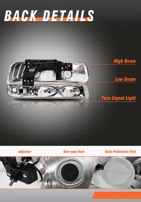 AXLAHA chrome housing detail highlighting durable corrosion-resistant finish