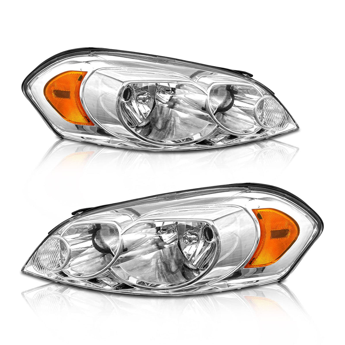AXLAHA chrome front assemblies showing full pair and fitment benefit