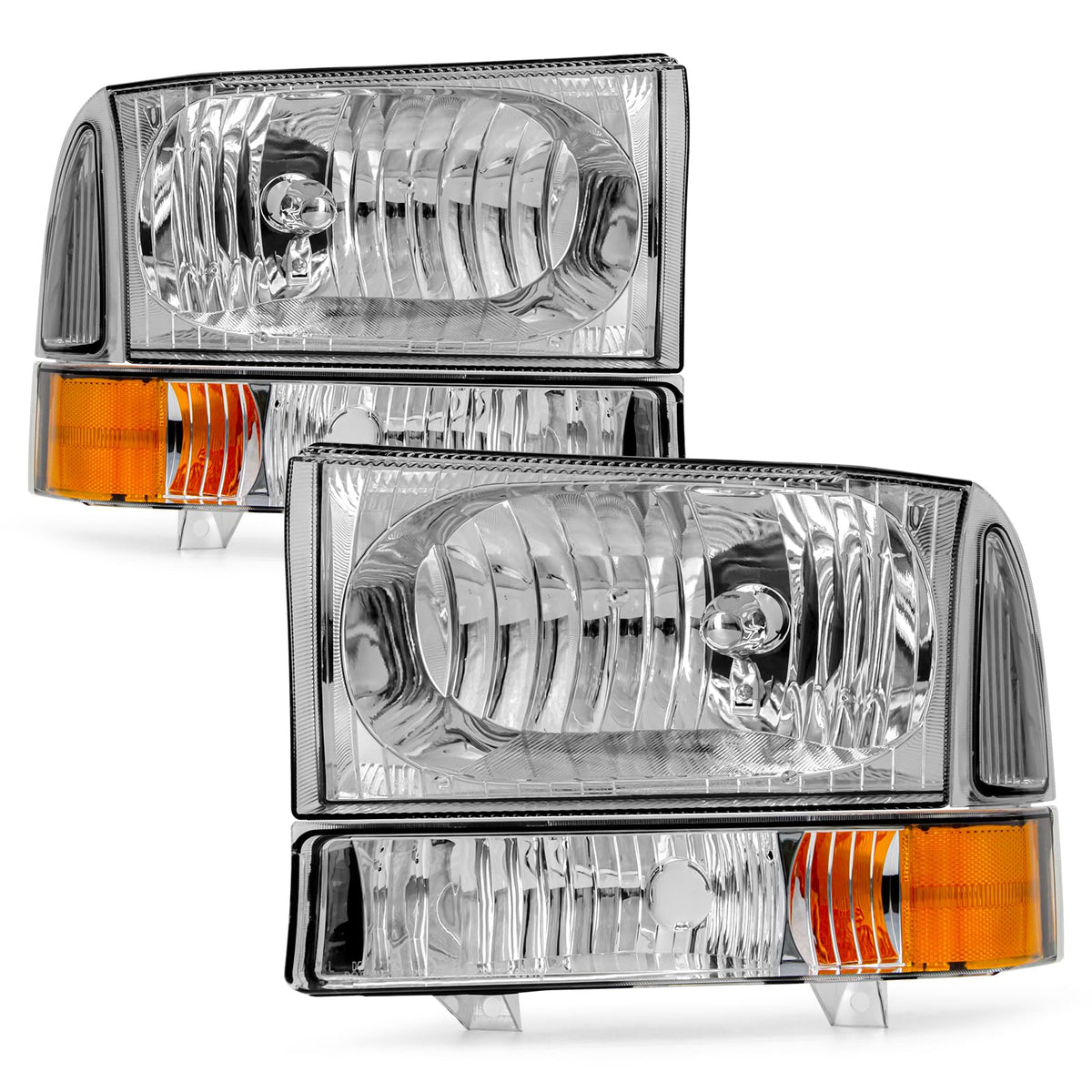 AXLAHA front view chrome headlights showing renewed appearance and improved visibility