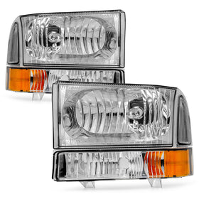 AXLAHA front view chrome headlights showing renewed appearance and improved visibility