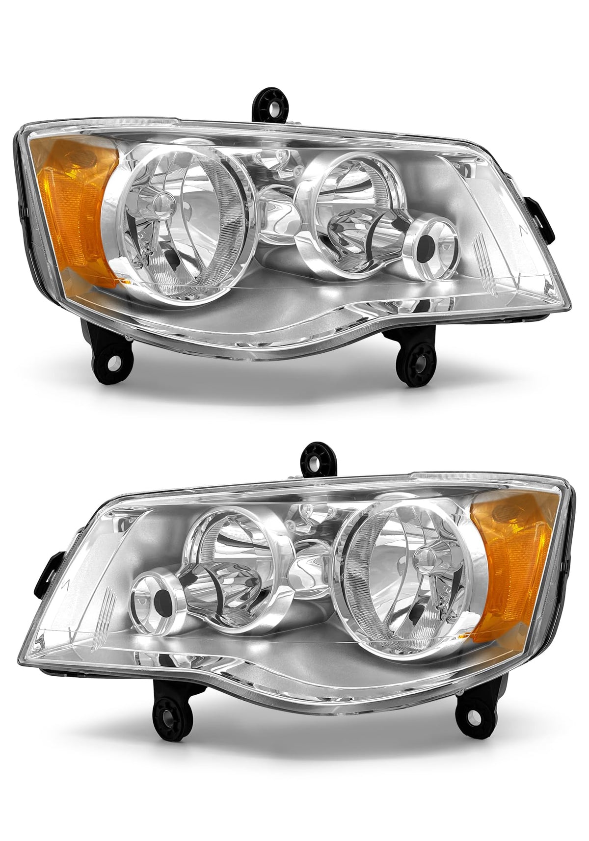 AXLAHA front view headlight shows chrome finish and improved appearance