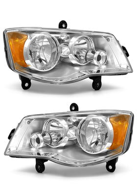 AXLAHA front view headlight shows chrome finish and improved appearance