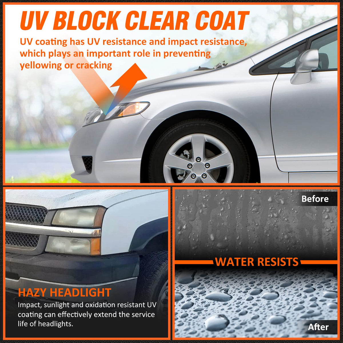 AXLAHA headlight built-in adjuster knob for precise beam aiming