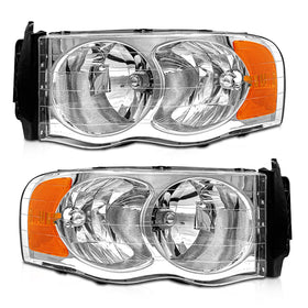 AXLAHA front view headlight assembly showing clean chrome finish and fit