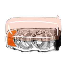 AXLAHA headlight lit on truck at night illustrating improved visibility