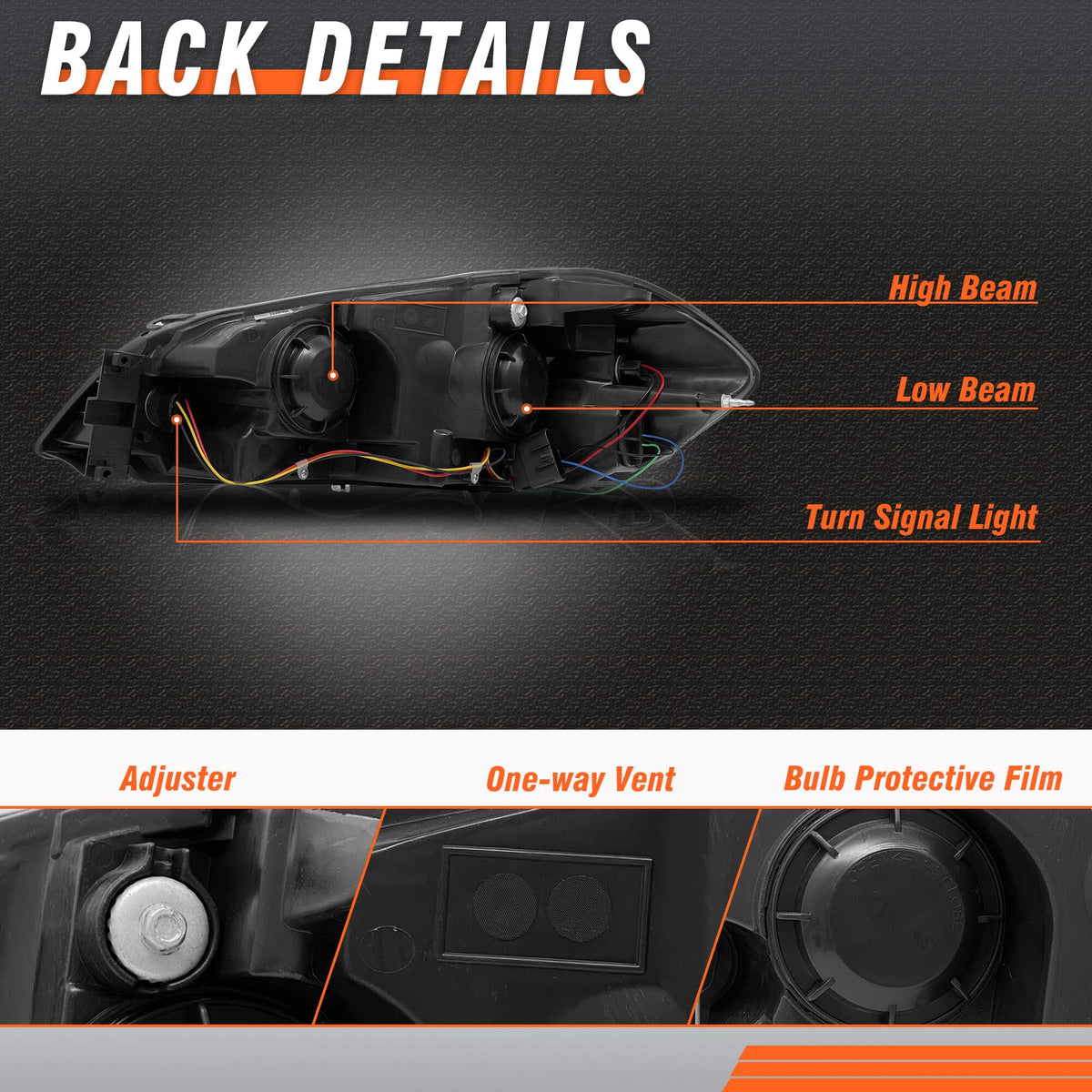 AXLAHA installed on Impala front demonstrating OEM appearance
