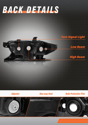AXLAHA passenger side headlight installed on Tacoma demonstrating plug-and-play benefit