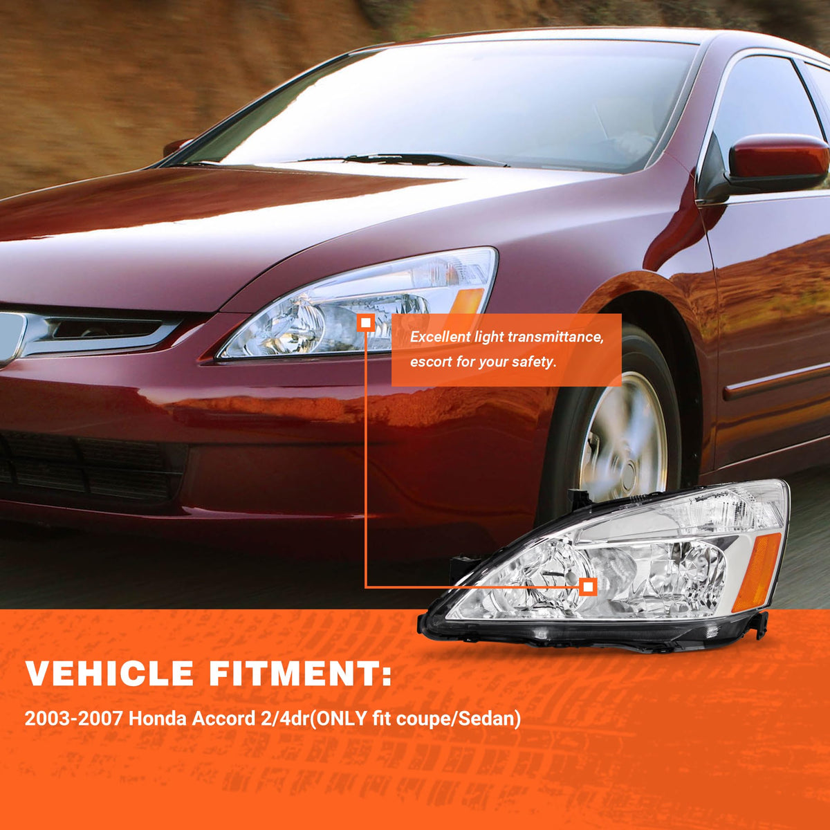 AXLAHA headlight held by hand illustrating size and fitment scale benefit