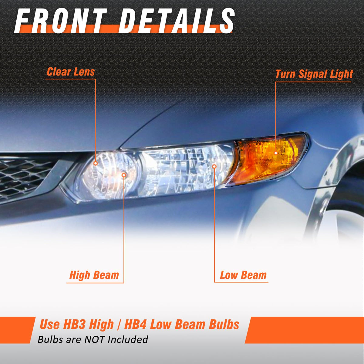 AXLAHA side profile mounted on bumper showing accurate vehicle fitment
