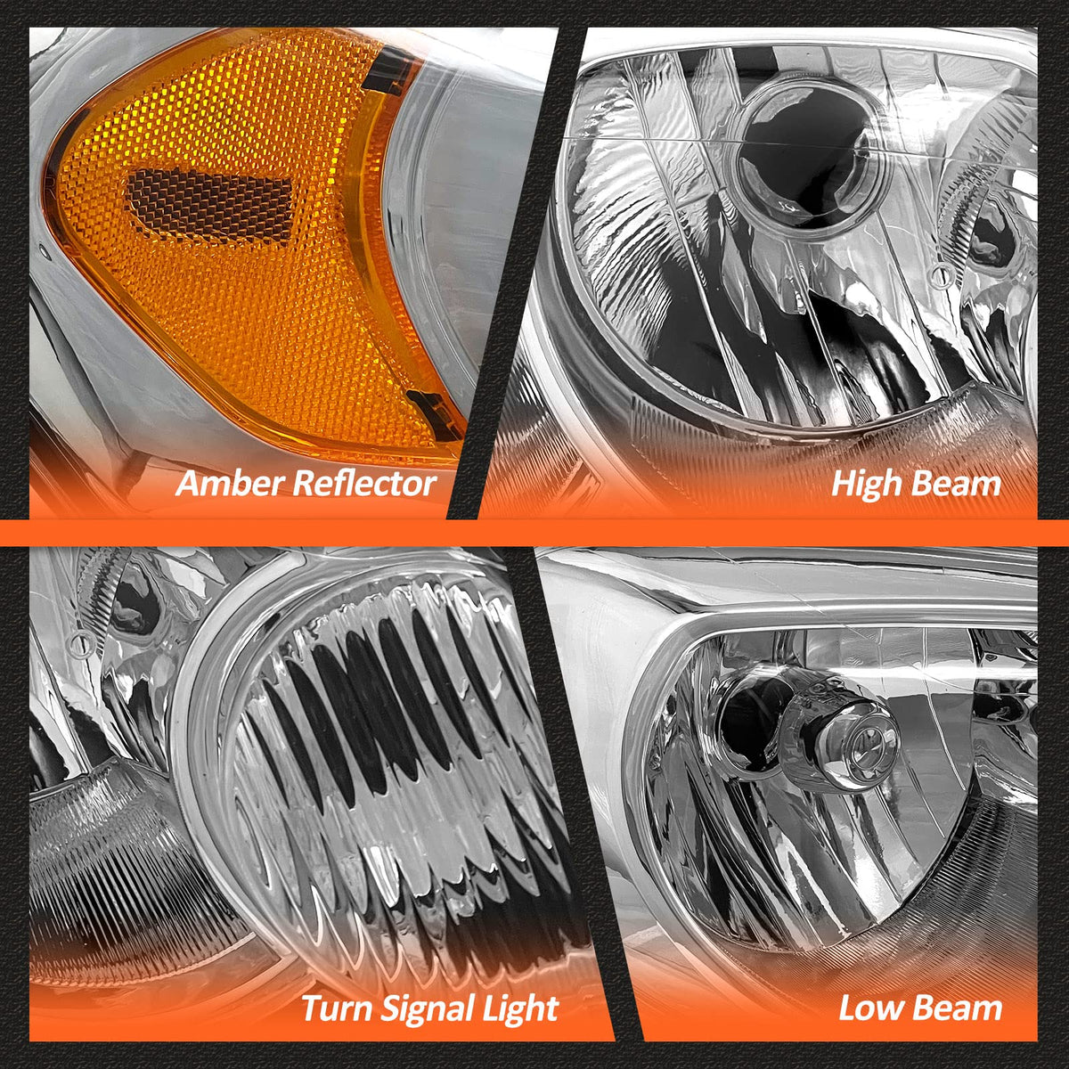 AXLAHA headlight beside hand illustrating size and fit accuracy