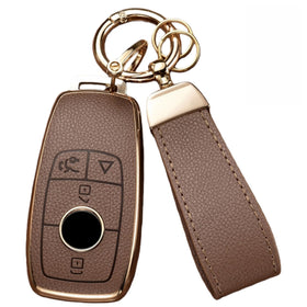 Axtrulix front view of cover on Mercedes key showing protection and style