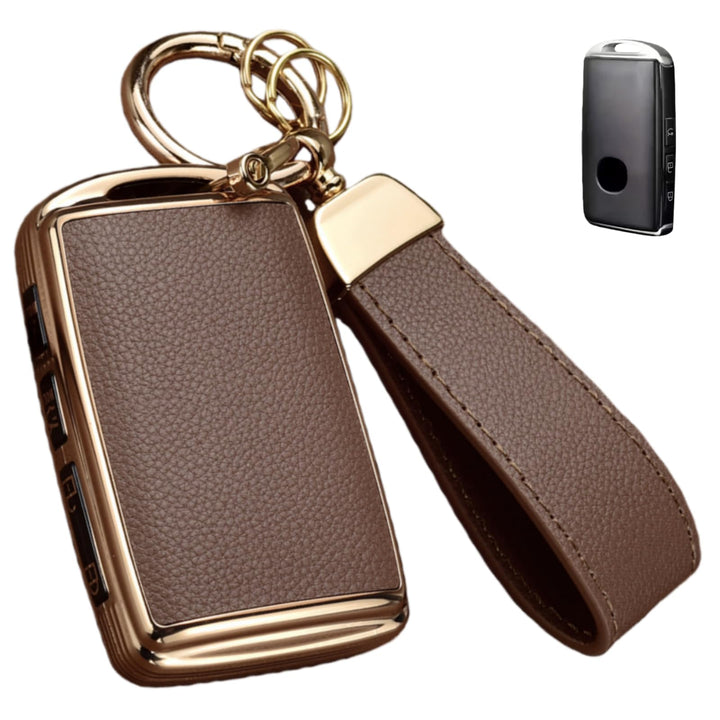 Axtrulix front view of key fob cover showing neat fit and premium look
