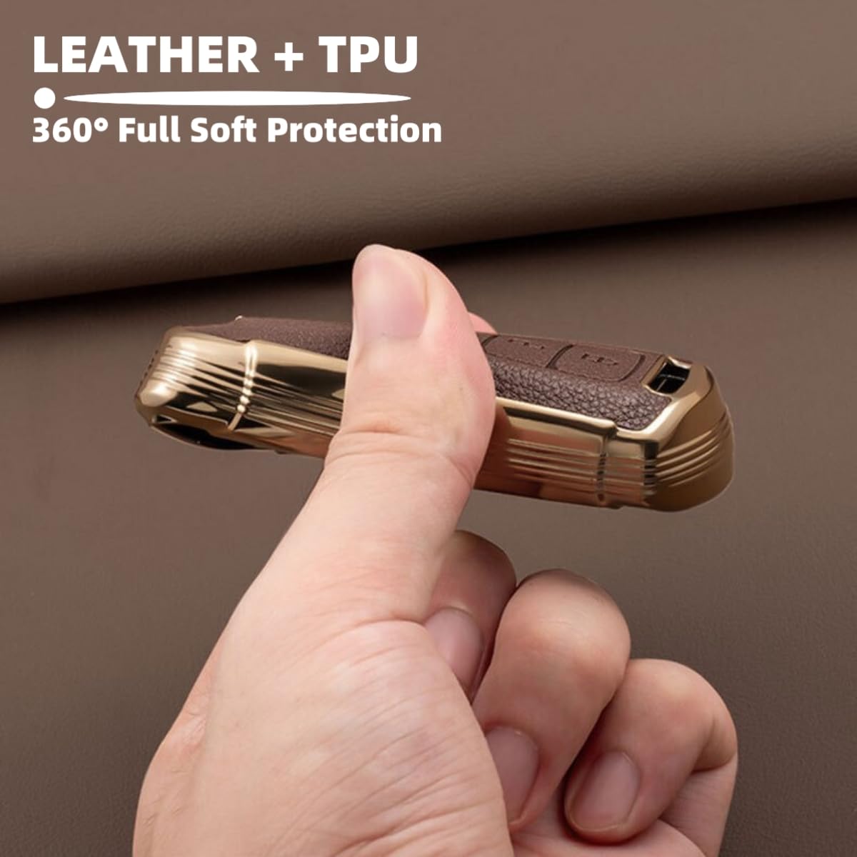 Axtrulix key in cover next to car keys showing size and secure fit benefit