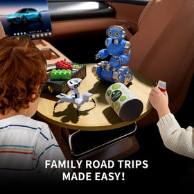 AXVLU lifestyle road trip setup providing comfortable dining benefit