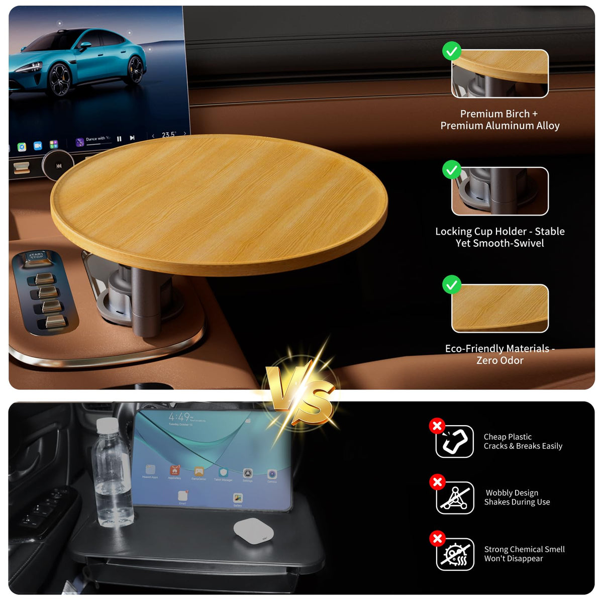 AXVLU rotating mechanism in use enabling flexible positioning