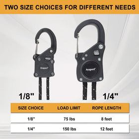 Ayaport braided rope with reflective stripe visible for safer nighttime transport